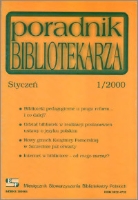 Okładka Poradnik Bibliotekarza 2000, nr 1