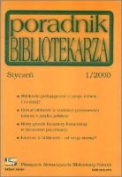 Okładka Poradnik Bibliotekarza 2000, nr 1