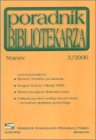 Okładka Poradnik Bibliotekarza 2000, nr 3