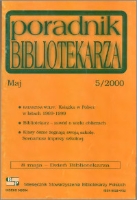 Okładka Poradnik Bibliotekarza 2000, nr 5