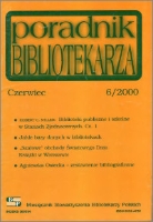 Okładka Poradnik Bibliotekarza 2000, nr 6