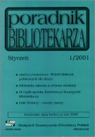 Okładka Poradnik Bibliotekarza 2001, nr 1
