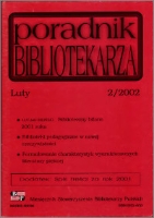 Okładka Poradnik Bibliotekarza 2002, nr 2