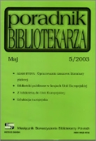 Poradnik Bibliotekarza 2003, nr 5