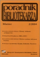 Okładka Poradnik Bibliotekarza 2004, nr 3