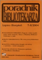 Poradnik Bibliotekarza 2004, nr 7-8