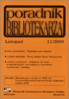Poradnik Bibliotekarza 2004, nr 11