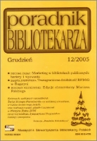 Okładka Poradnik Bibliotekarza 2005, nr 12