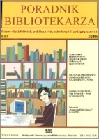 Okładka Poradnik Bibliotekarza 2006, nr 2