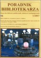 Okładka Poradnik Bibliotekarza 2007, nr 1