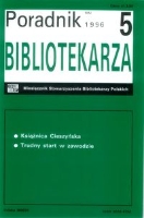 Okładka Poradnik Bibliotekarza 1996, nr 5