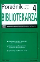 Okładka Poradnik Bibliotekarza 1997, nr 4