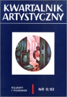 Kwartalnik Artystyczny : Kujawy i Pomorze 1993 nr 0