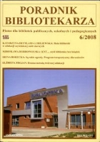 Okładka Poradnik Bibliotekarza 2008, nr 6
