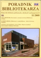 Okładka Poradnik Bibliotekarza 2008, nr 11