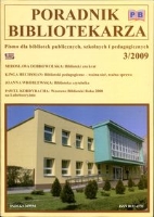 Okładka Poradnik Bibliotekarza 2009, nr 3
