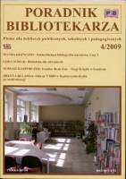 Okładka Poradnik Bibliotekarza 2009, nr 4