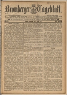 Bromberger Tageblatt. J. 15, 1891, nr 2