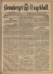 Bromberger Tageblatt. J. 15, 1891, nr 49