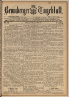 Bromberger Tageblatt. J. 15, 1891, nr 54