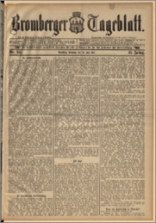 Bromberger Tageblatt. J. 15, 1891, nr 114