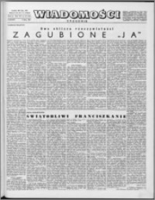 Wiadomości, R. 16 nr 28 (797), 1961