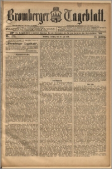 Bromberger Tageblatt. J. 15, 1891, nr 173
