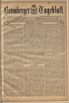 Bromberger Tageblatt. J. 15, 1891, nr 179