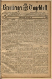 Bromberger Tageblatt. J. 15, 1891, nr 183