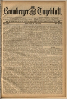 Bromberger Tageblatt. J. 15, 1891, nr 185