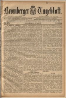 Bromberger Tageblatt. J. 15, 1891, nr 186