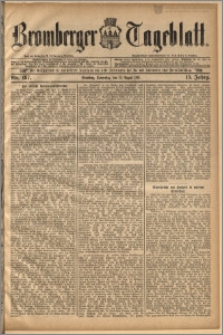 Bromberger Tageblatt. J. 15, 1891, nr 187