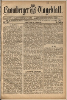Bromberger Tageblatt. J. 15, 1891, nr 191
