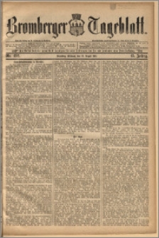 Bromberger Tageblatt. J. 15, 1891, nr 192