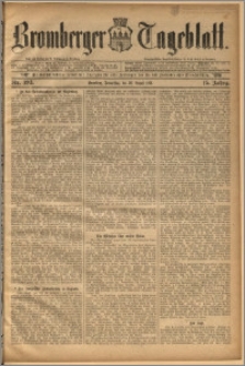 Bromberger Tageblatt. J. 15, 1891, nr 193