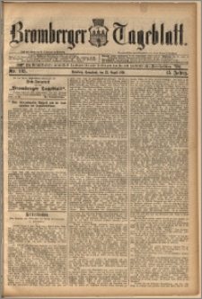 Bromberger Tageblatt. J. 15, 1891, nr 195