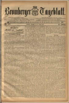 Bromberger Tageblatt. J. 15, 1891, nr 198