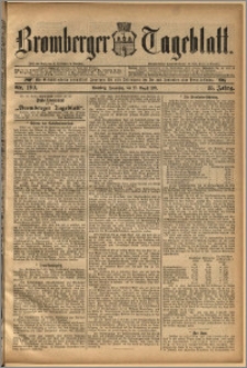 Bromberger Tageblatt. J. 15, 1891, nr 199