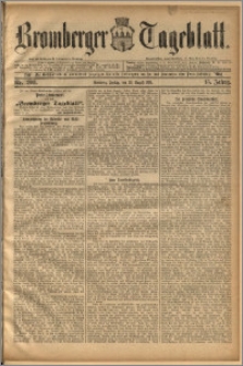 Bromberger Tageblatt. J. 15, 1891, nr 200