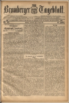 Bromberger Tageblatt. J. 15, 1891, nr 201