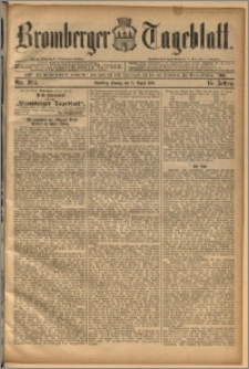 Bromberger Tageblatt. J. 15, 1891, nr 202