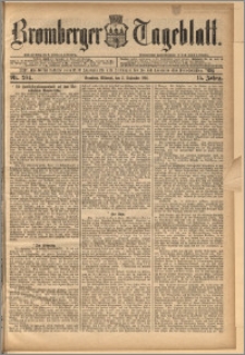 Bromberger Tageblatt. J. 15, 1891, nr 204