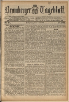 Bromberger Tageblatt. J. 15, 1891, nr 214
