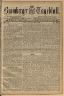 Bromberger Tageblatt. J. 15, 1891, nr 218