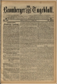 Bromberger Tageblatt. J. 15, 1891, nr 219