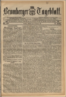 Bromberger Tageblatt. J. 15, 1891, nr 222