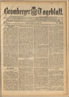 Bromberger Tageblatt. J. 17, 1893, nr 4