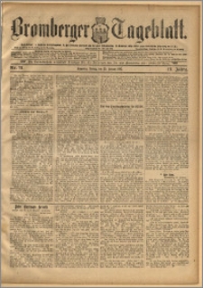 Bromberger Tageblatt. J. 19, 1895, nr 21