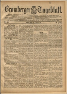 Bromberger Tageblatt. J. 19, 1895, nr 45
