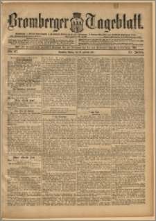 Bromberger Tageblatt. J. 19, 1895, nr 47